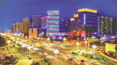 南阳市如画夜景