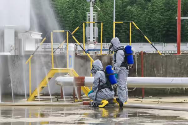 防患于未“燃”方城县开展含硫天然气泄漏事故应急演练