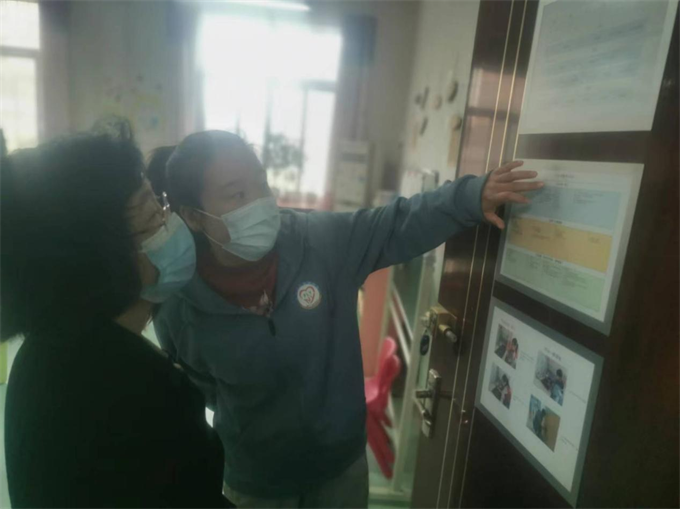 市民政局党组书记、局长程治敏到市社会福利院开展工作调研