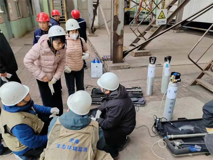 河南省南阳生态环境监测中心积极参与生态环境部钢铁企业调研监测工作