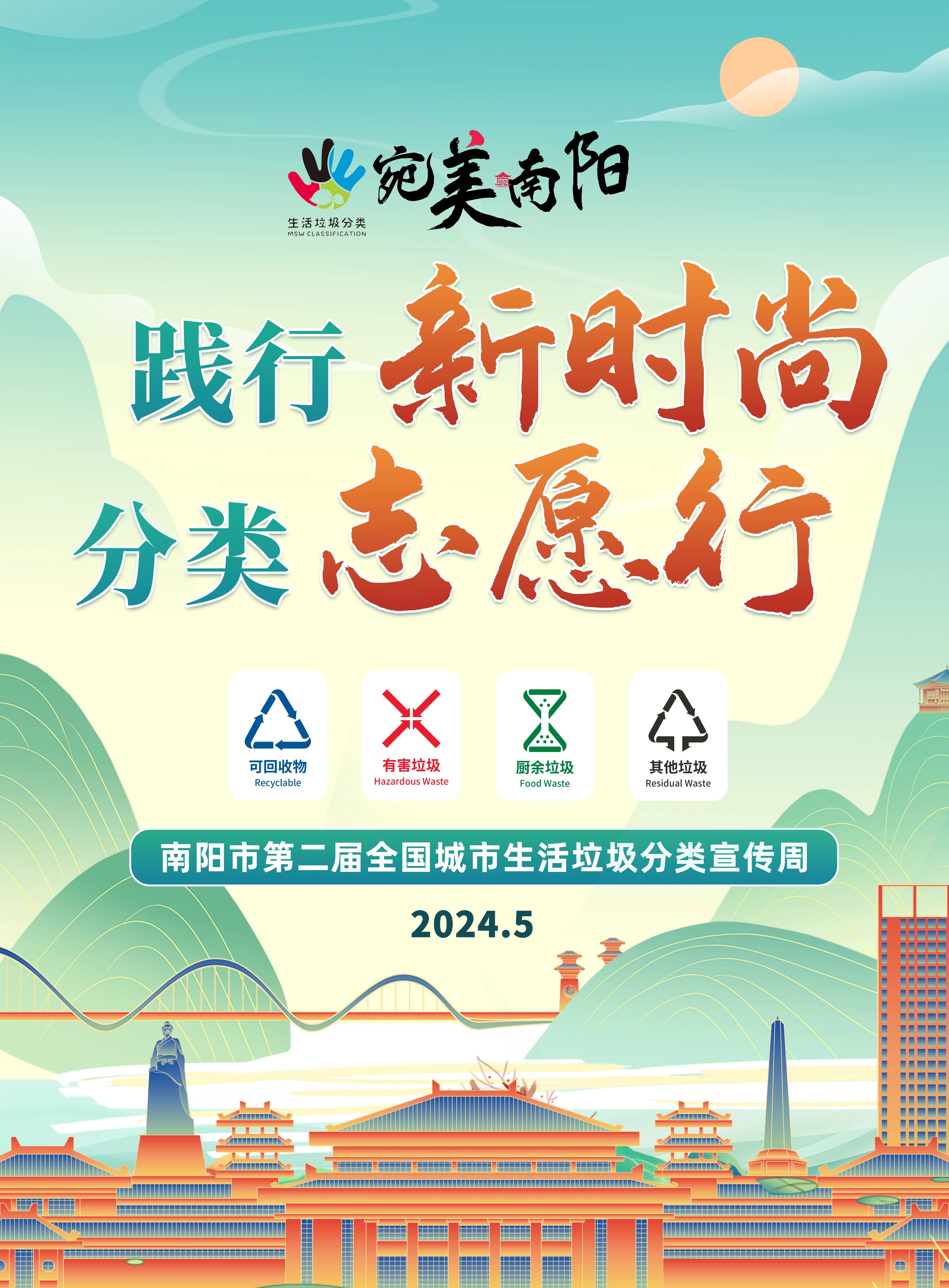 南阳市生活垃圾分类倡议书