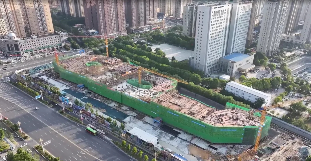 南阳高新吾悦广场项目有序推进 预计年底前完成主体结构封顶