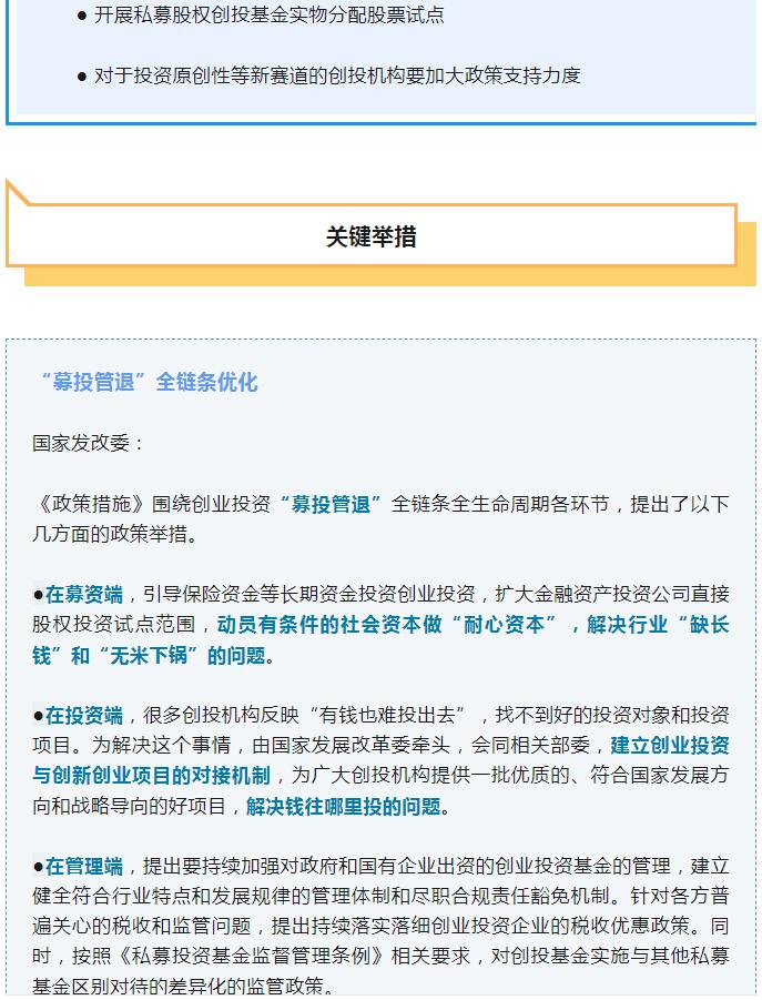 壮大“耐心资本”， 缓解“退出难”……四部门重磅发声