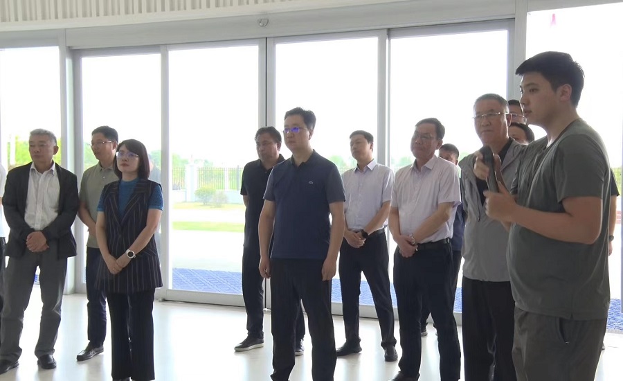 中国化工油气  江苏省连云港市考察团到官庄开发区考察调研 