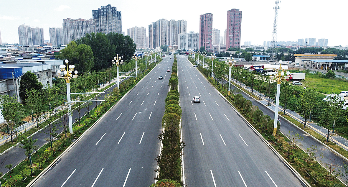 上半年南阳中心城区市政项目建设稳步提升