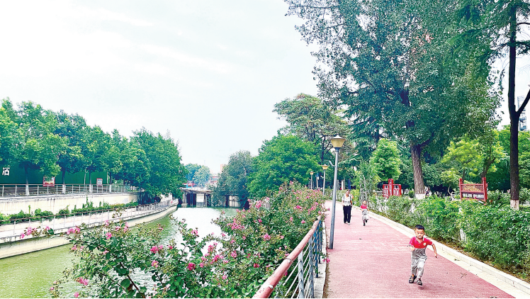 市中心城区河道治理成效显著：满城绿色半城水 内河美景惹人醉