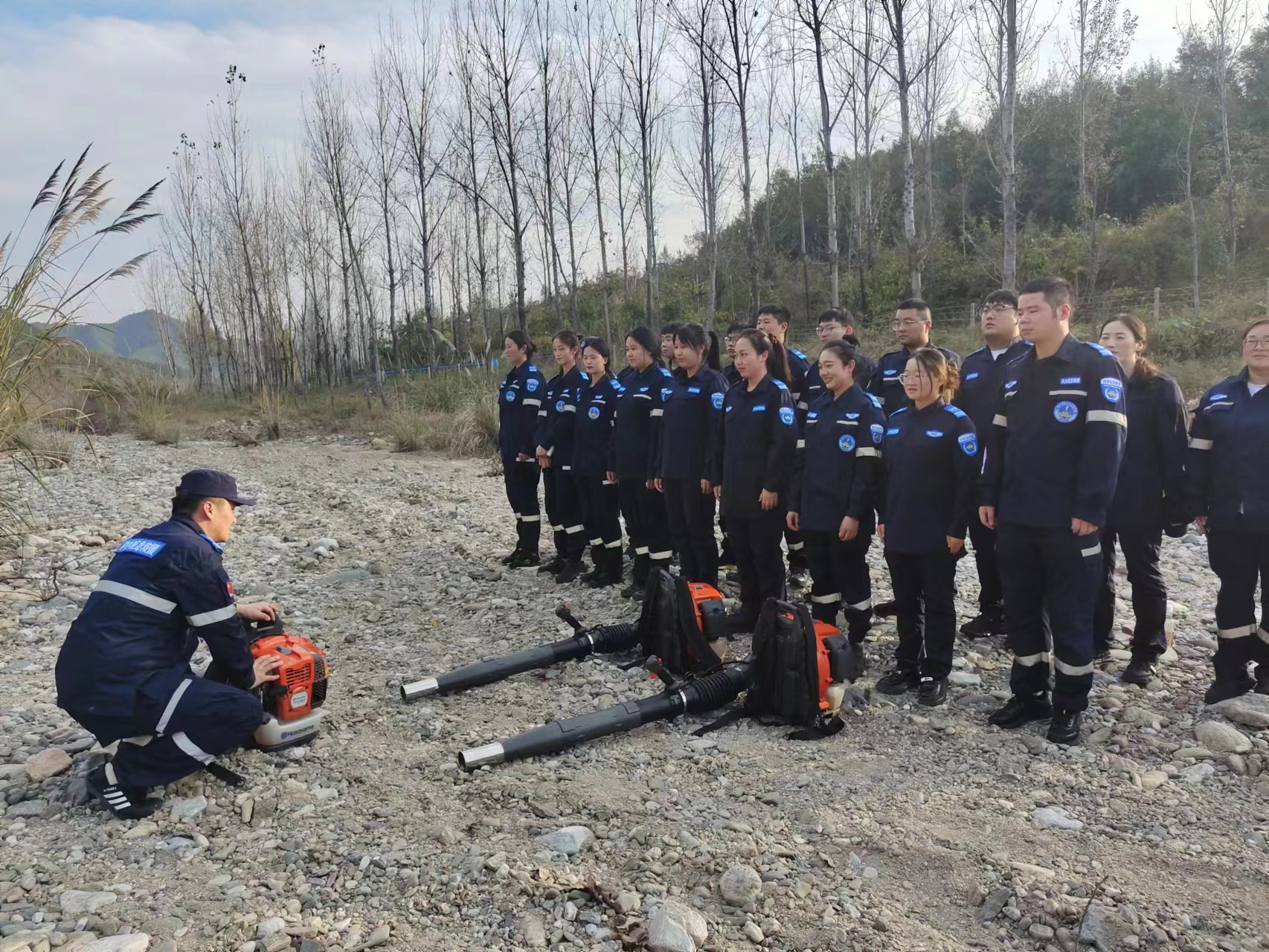 内乡县举行森林防灭火大比武：  强化技能   守好绿色家园