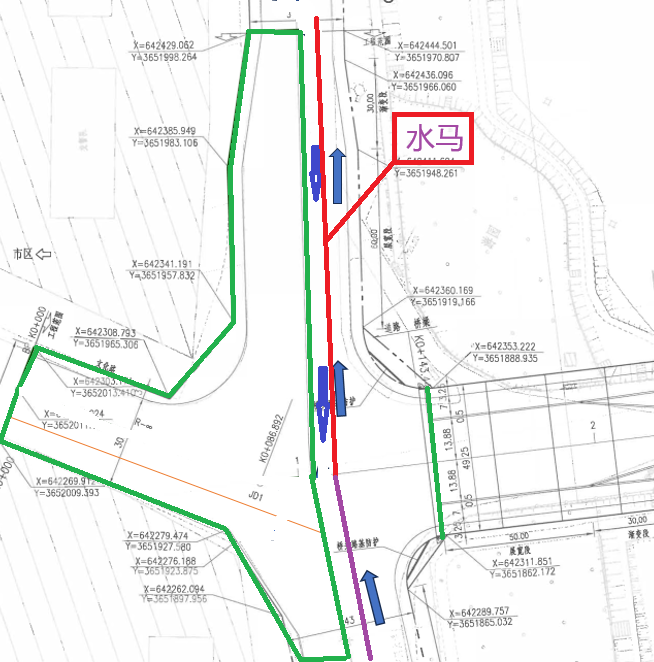 卧龙大桥南北两侧交叉口道路封闭施工公告