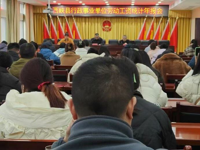 西峡县统计局召开全县行政事业单位劳动工资统计年报表业务培训会