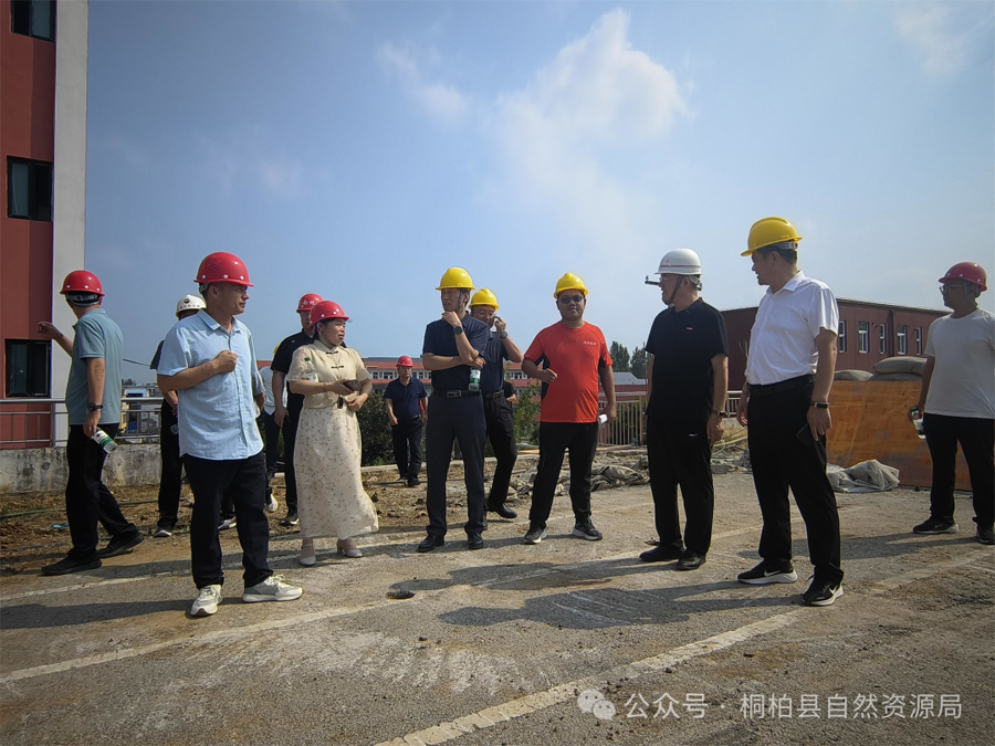 河南省自然资源厅领导一行调研指导桐柏县地质灾害防治暨国债项目建设工作