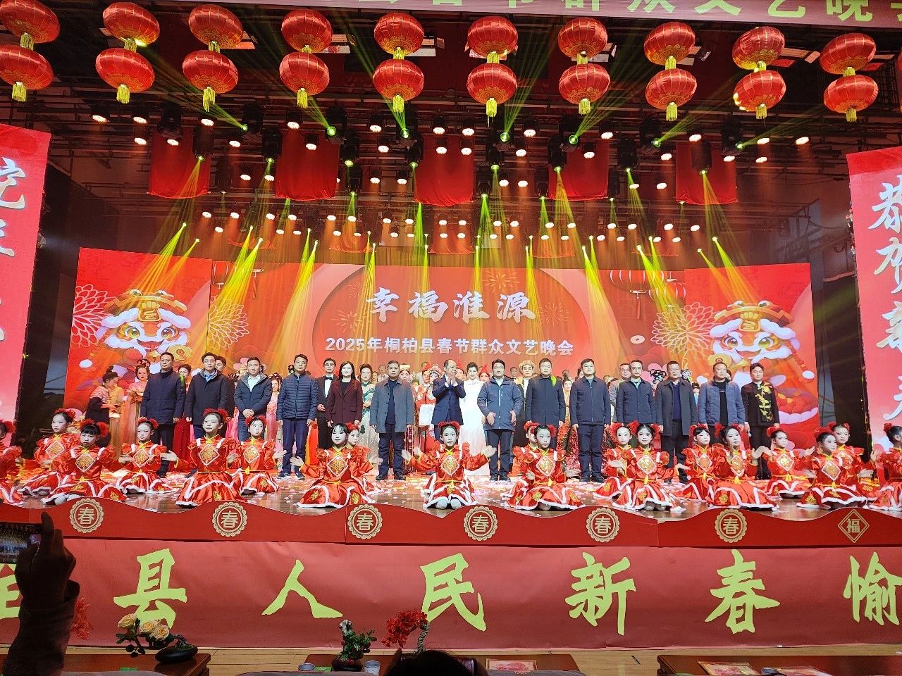 “幸福淮源” 2025 年桐柏县春节群众文艺晚会圆满举行