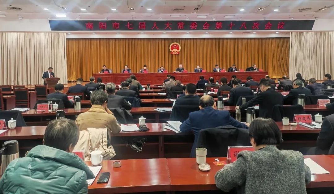 南阳市人大常委会听取和审议2024年度法治政府建设报告
