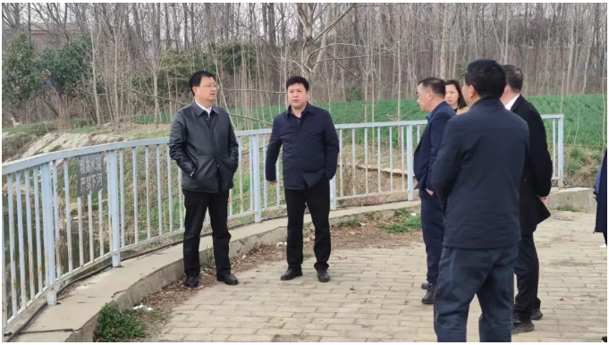 官庄开发区党工委书记高增伟实地调研涧河保护工作