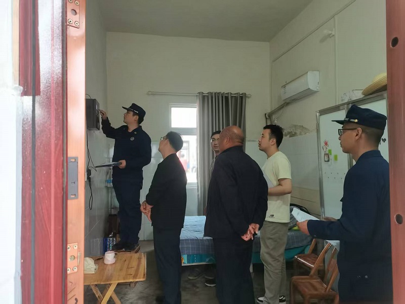 朱庄敬老院安全检查