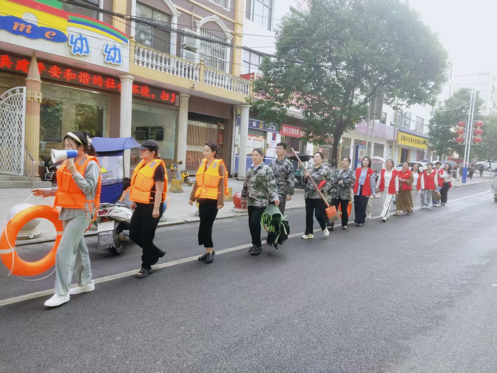 筑牢防汛“安全网”！桐柏县清淮街道各社区开展防汛应急演练