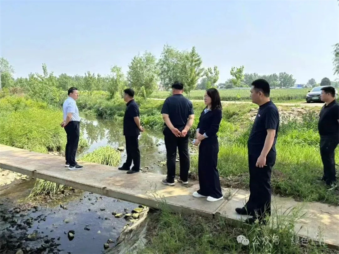官庄工区党工委副书记李鑫调研涧河沿线生态治理工作