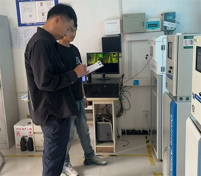 桐柏分局强化环境监管 开展自动监控设施比对监测