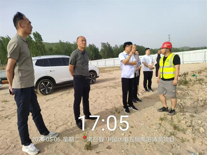 南阳市生态环境局赴南召县开展河流水质稳定达标帮扶指导工作