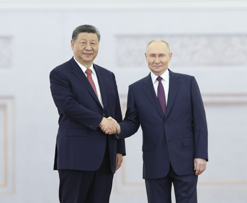 习近平同俄罗斯总统普京会谈