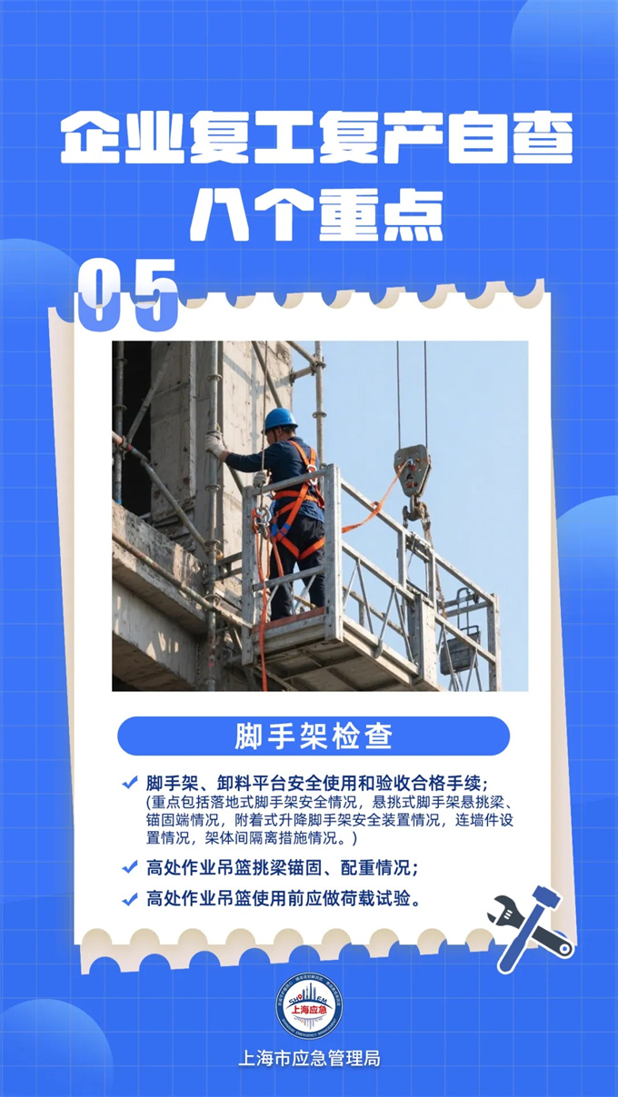 必知！复工复产安全提示
