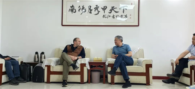 李笑非会见法国玫昂国际月季公司董事长马提亚斯·玫昂