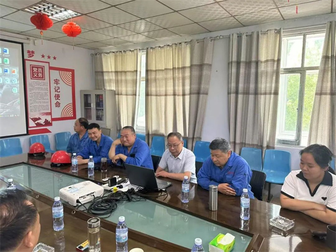 宛城分局与南阳市理邦药有限公司同屏共学“创A晋B”帮扶培训视频会