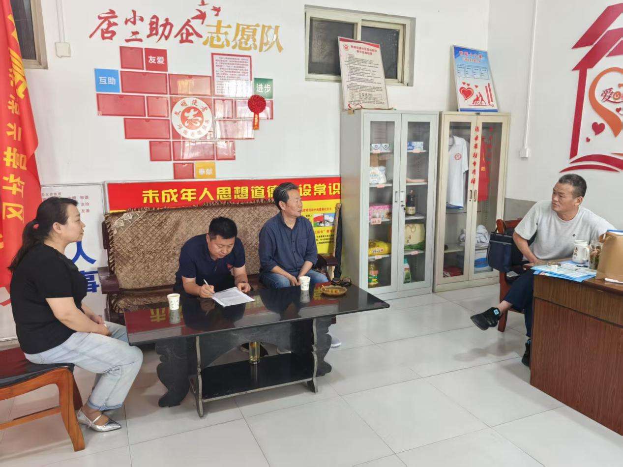 卧龙区靳岗街道：走访企业 开展企业服务日活动