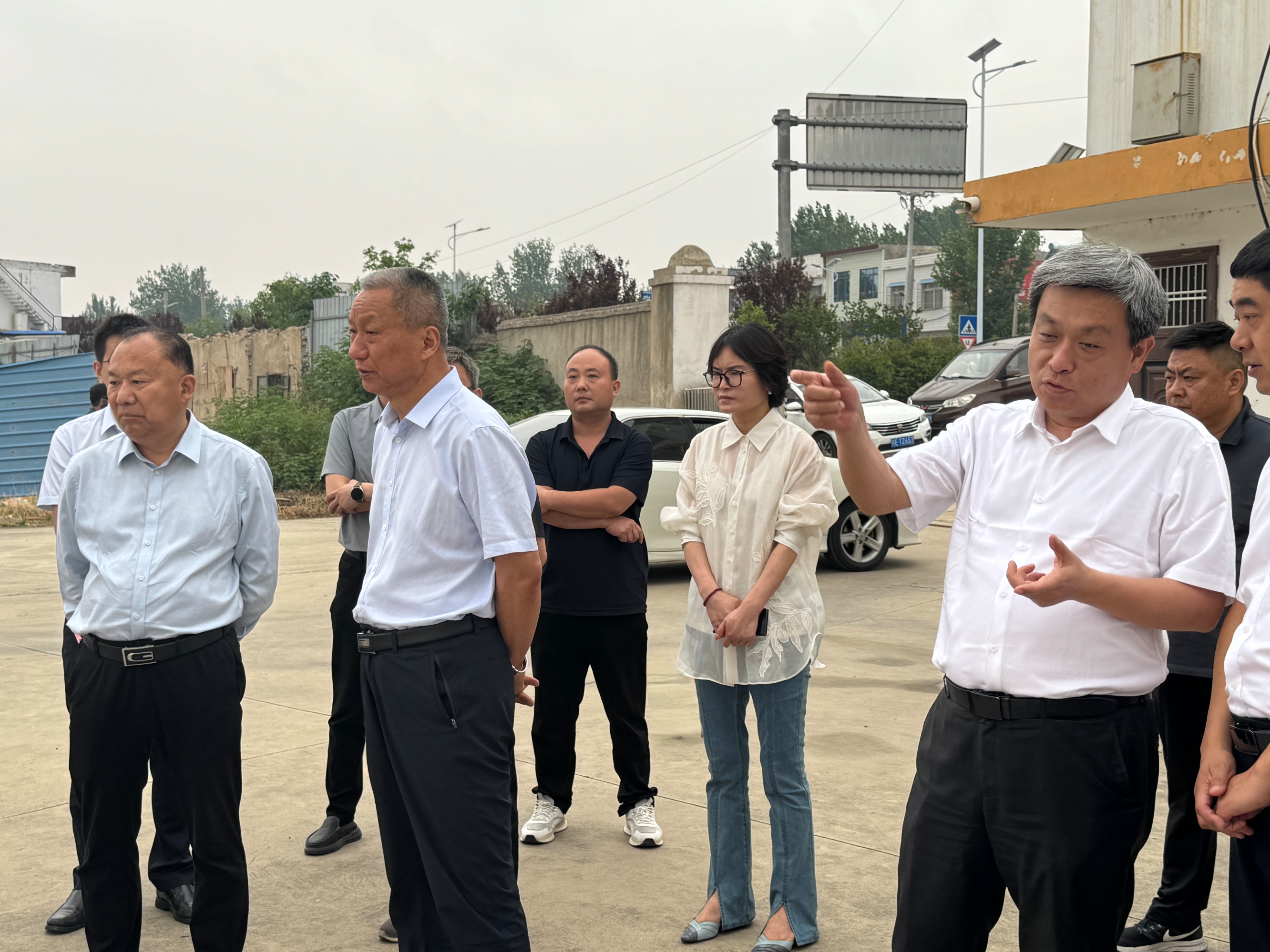 省粮食和物资储备局局长张弓到我市调研夏粮收购工作