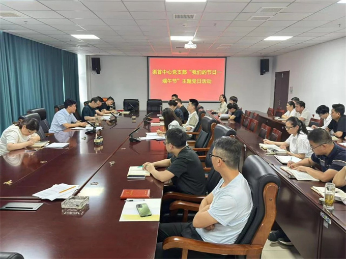 河南省南水北调渠首生态环境监测应急中心党支部组织开展“我们的节日—端午节”主题党日活动