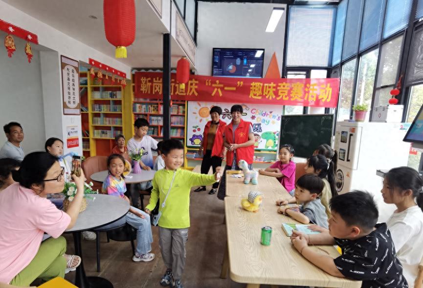 卧龙区靳岗街道：开展“成语趣闯关·童心向未来”六一趣味竞赛活动