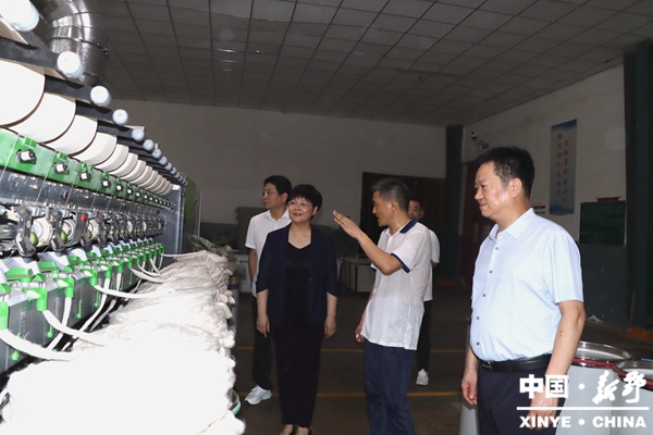 市政协副主席李存到新野开展“学查改·以企观政服务企业大走访”活动