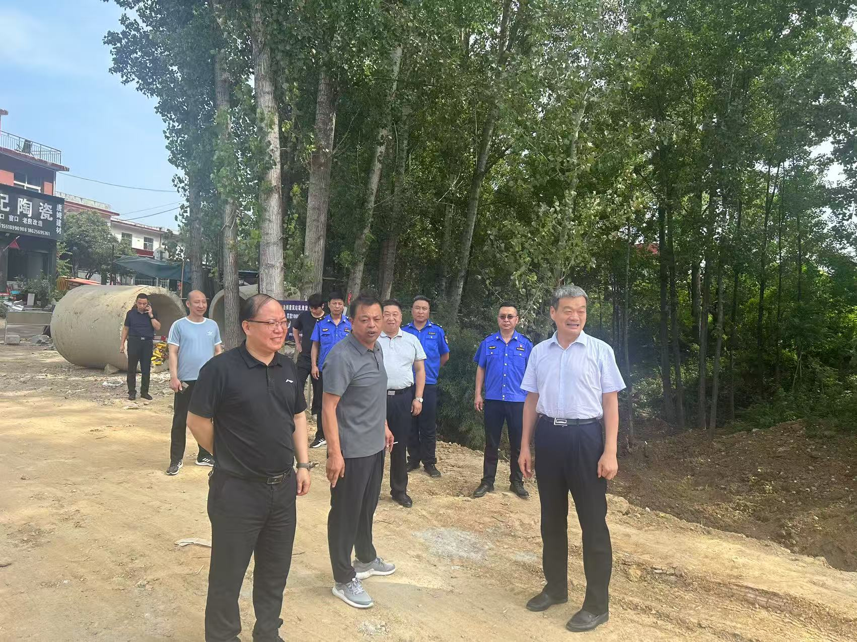 社旗县开展大气污染防治攻坚工作现场办公会