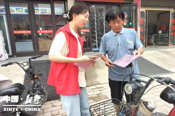 溧河铺镇：移风易俗 大学生志愿者在行动