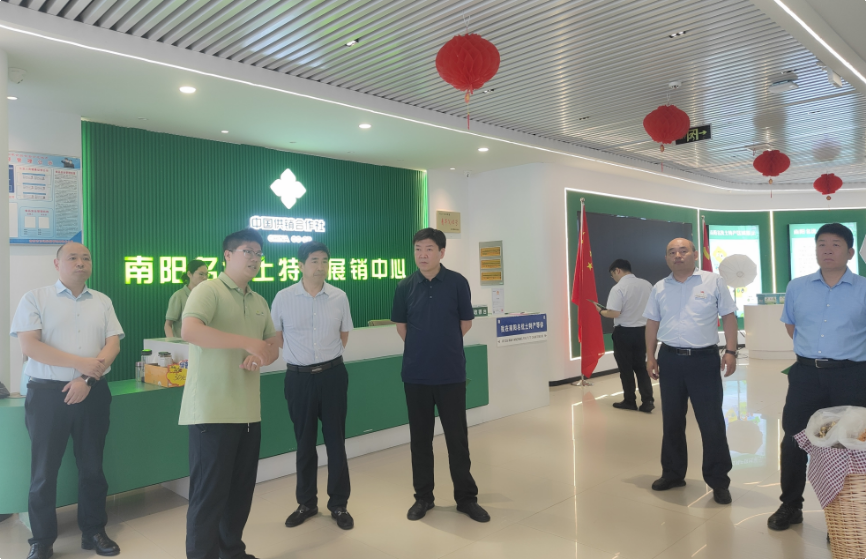 南阳投资集团调研南阳名优土特产展销中心