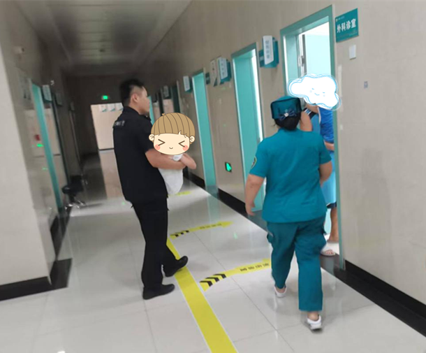 暖心!镇平特警紧急救助受伤儿童 暖心!镇平特警紧急救助受伤儿童