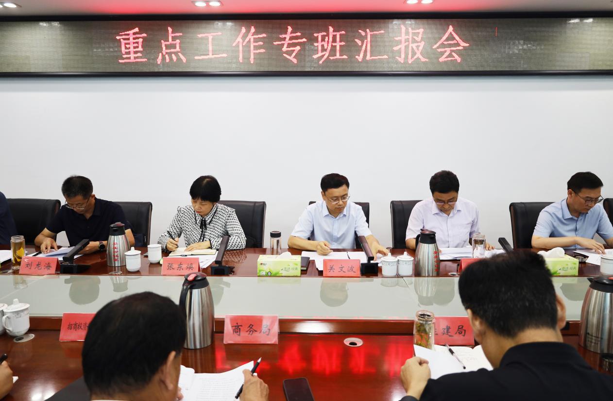 关文波调研重点项目建设工作