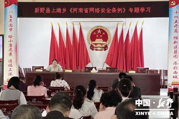 上港乡：多措并举筑牢网络安全防线  积极营造清朗网络空间