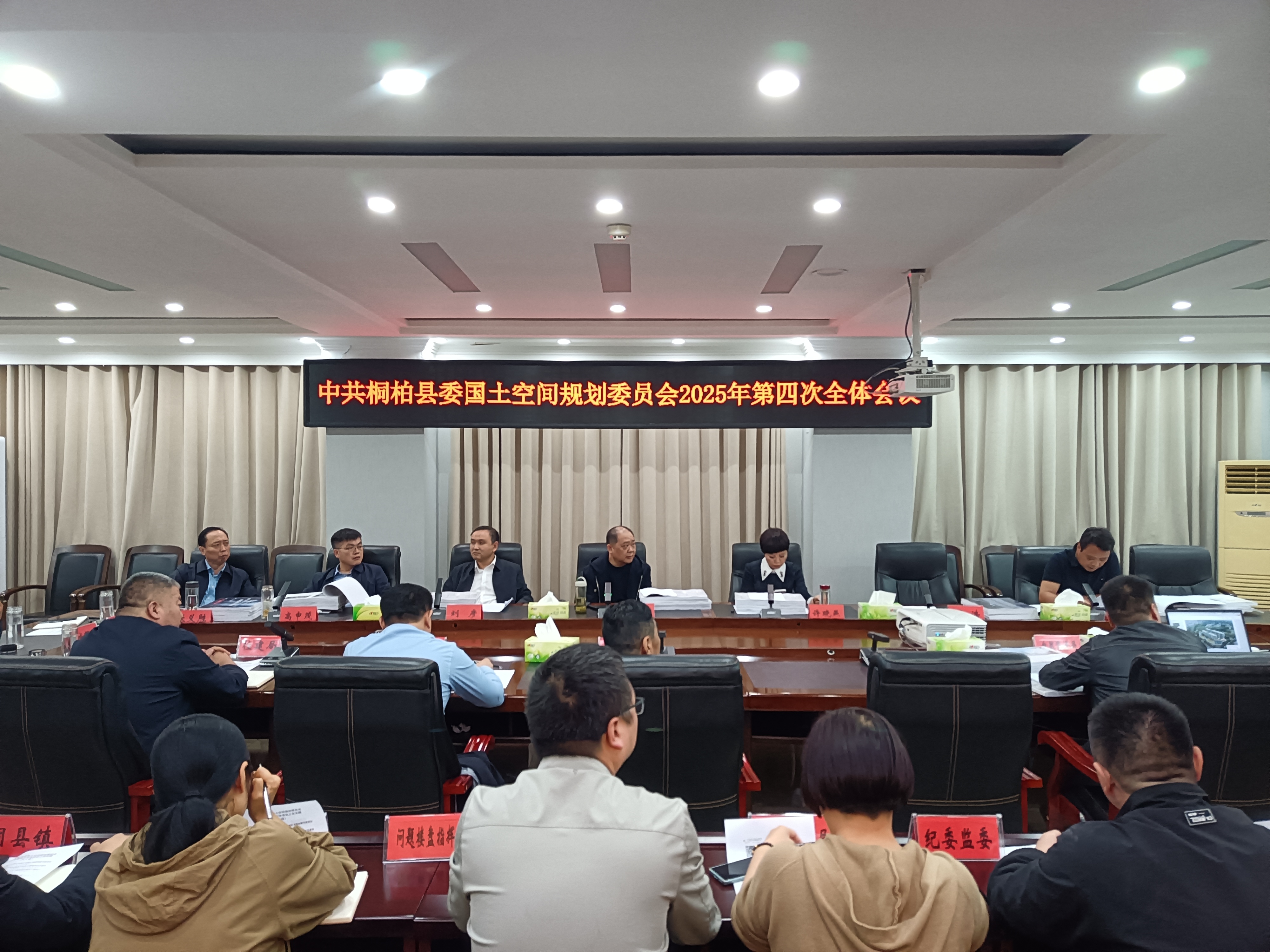 中共桐柏县委国土空间规划委员会2025年第四次全体会议召开