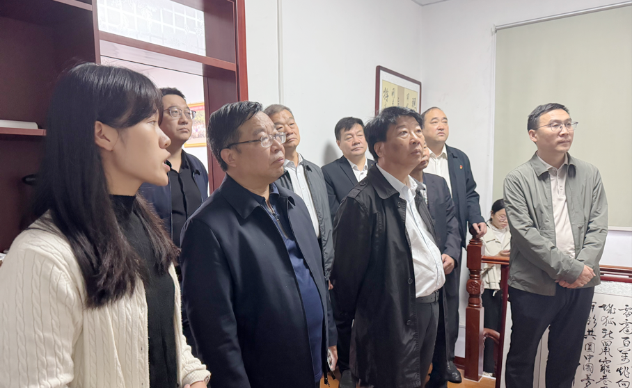 白振国、水兵到李庚辰书院指导工作