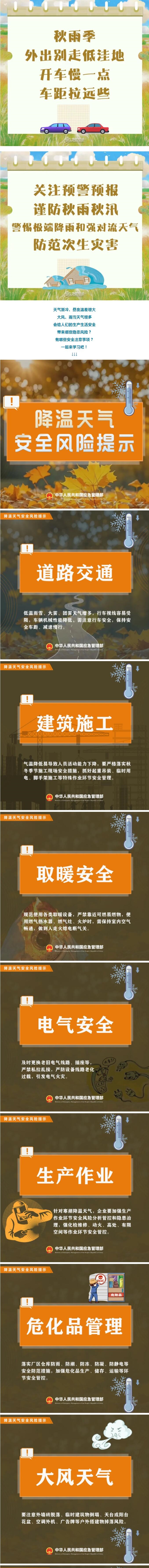 今日霜降｜秋冬交替，安全事项请知晓！