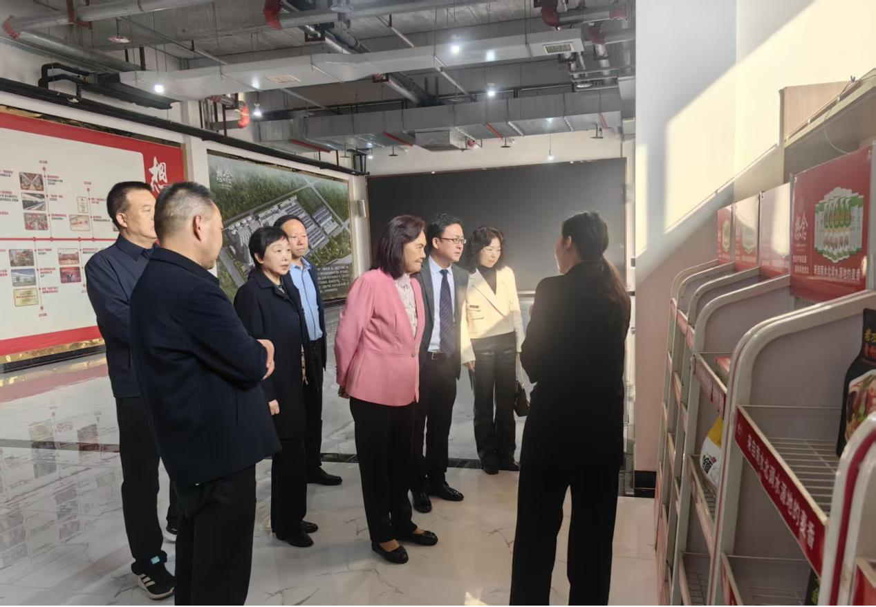 香港河南联谊总会主席杨志红到镇平想念食品调研 共探宛港农产品合作新路径