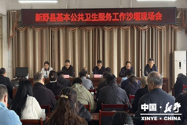 新野县召开国家基本公共卫生服务工作沙堰现场会