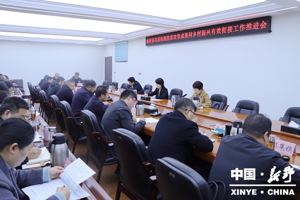 新野县召开巩固拓展脱贫攻坚成果同乡村振兴有效衔接工作推进会