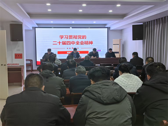 邓州分局集中学习贯彻党的二十届四中全会精神