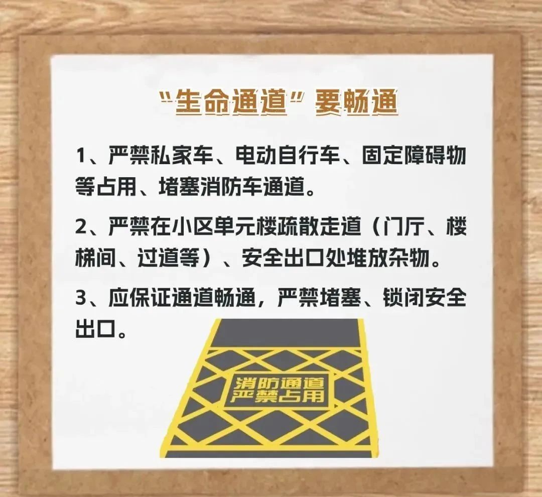 居民住宅小区消防安全常识|火灾隐患大排查