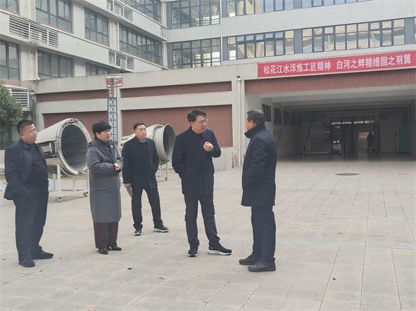 示范区：党工委主要负责同志到白河街道调研