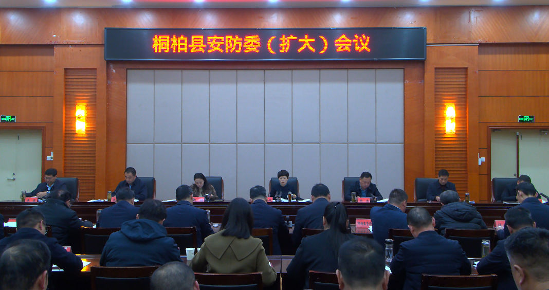 桐柏县召开安防委（扩大）会议