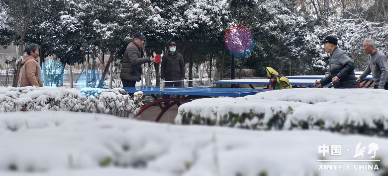 元日初晗、雪裹新野，泼墨留白、辞旧启新