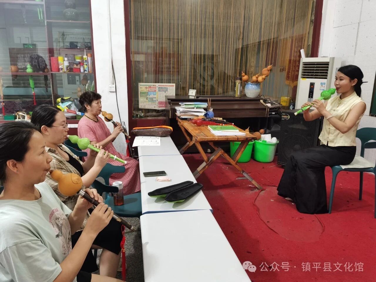 县文化馆2025年“星光镇平”公益美育课程陆续开课啦