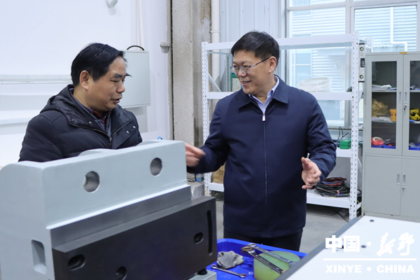 县委书记赵红亮、县政府县长李文鹏调研重点项目建设情况